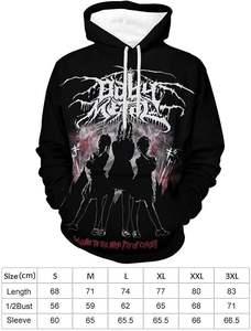 Nueva moda, ropa de sublimación con bolsillo frontal, ropa de invierno, sudaderas con capucha para hombre, sudadera de gran tamaño sublimada personalizada para hombre, Sudadera con capucha de talla grande - Product Image 4