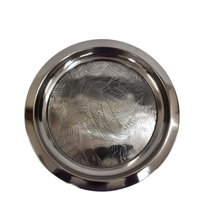 Vaisselle de cuisine, plat de service en cuivre, polissage du cuivre, assiettes en acrylique pour la décoration des restaurants et des hôtels - Product Image 2