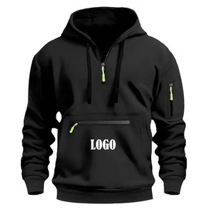 Sudadera Personalizada 2026 para Hombre, de Nylon/Algodón, Tejido Francés, Transpirable, Resistente al Viento, de Gran Peso, Hombros Caídos, Estilo Urbano - Product Image 2