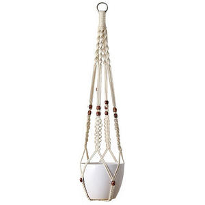 Fournitures de macramé Ensemble de plantes suspendues au mur en macramé Cintres pour plantes en macramé - Product Image 1