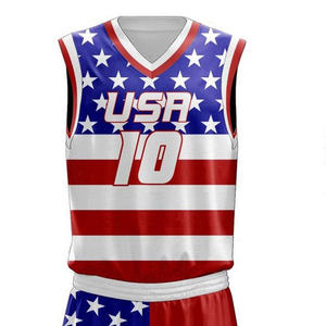 Ensemble Maillots et Shorts de Basket-Ball Réversibles à Séchage Rapide de Grande Taille Respirants Entièrement par Sublimation - Product Image 5