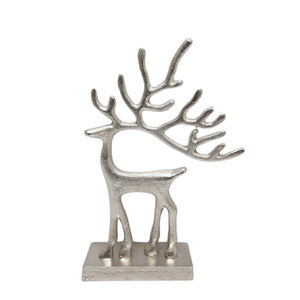 Ornement décoratif de finition argentée suspendu de nouveau design moderne fait à la main cercle de Noël en vrac - Product Image 3