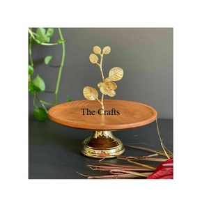 Serveur de pâtisserie en fer couleur or avec support à gâteau en fer de qualité supérieure pour la maison, l'hôtel et le restaurant - Product Image 6