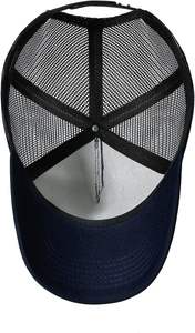 Casquette de baseball en denim ajustable pour homme/femme, casquette de camionneur avec drapeau américain, maille respirante sur les côtés, logo personnalisé imperméable, visière plate, snapback - Product Image 4