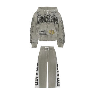 Conjunto Deportivo Informal para Hombre, Nuevo, a la Moda, 100% Algodón, Sólido, Estilo Urbano, Unisex, para Adultos, Ligero, Transpirable, Ecológico, Corte Regular - Product Image 1