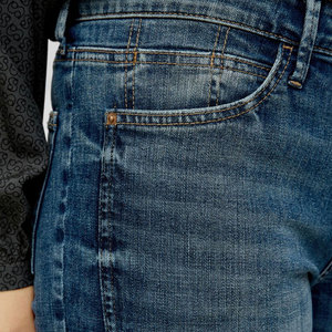 Vente en gros Pantalon en jean décontracté taille haute personnalisé pour femmes, couleur unie, meilleur design, respirant, tailles disponibles, service OEM pour adultes - Product Image 4