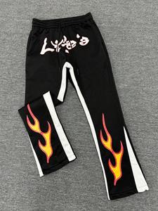 Pantalones de chándal holgados personalizados Pantalones largos deportivos informales sueltos de color sólido Pantalones de chándal de algodón de alta calidad Unisex - Product Image 2