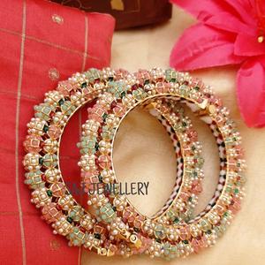 Beautiful Ethnic Kada <b>Bangle</b> Jewelry <b>Set</b> Elegant Openable <b>Bangle</b> with Meenakari for Women Traditional Wear for Functions - Product Image 1