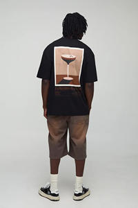 Camiseta Extra Grande para Hombre, 100% Algodón, Diseño Digital Espresso Martini 2025, Estilo Urbano Personalizado Premium, 240GSM - Product Image 2
