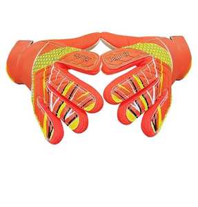 Gants de gardien de but en cuir de haute qualité Gants de revers en PU avec protection de dégagement améliorée Meilleure prise pour les sports de plein air - Product Image 4