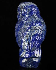 Escultura de búho de cristal lapislázuli de 4,6 "para curación de Reiki, Meditación de Chakra, logotipo personalizado al por mayor a granel - Product Image 5