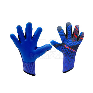 Professional Leather Goalkeeper Gloves Full <b>Finger</b> Breathable Waterproof Adjustable Wrist <b>Strap</b> Unisex - Product Image 6