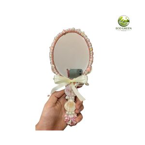 Vietnam Handmade Natural Seashell Hand <b>Mirror</b> Pearl Decorative <b>Vanity</b> <b>Mirror</b> Beach Coastal Wedding Gift Manufacturer OEM - Product Image 4