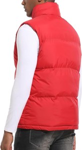 2025 nóng bán mới nhất phong cách của nam giới nóc vest vải đứng cổ áo mùa đông Trọng lượng nhẹ giản dị thoải mái áo khoác ngoài trời - Product Image 5