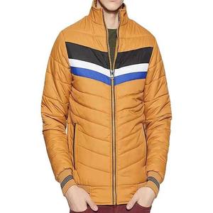 Veste d'hiver pour hommes avec logo personnalisé en usine OEM Décoration de broderie chaude à fermeture éclair à bulles imperméable et coupe-vent en gros - Product Image 1