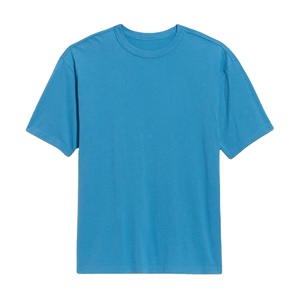 T-shirts vierges 100 % coton, impression personnalisée du logo, coupe classique, vêtements promotionnels, t-shirt en jersey de coton bio pour logo de marque - Product Image 1