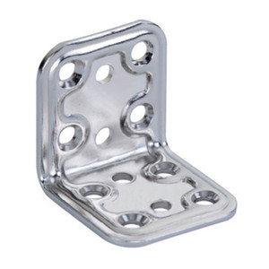 Plaque d'angle en inox Art.746 40x40x40 mm - Product Image 1