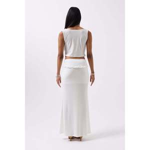 Falda Maxi con Detalle de Cintura Katlama - Sari - Sari - Product Image 5