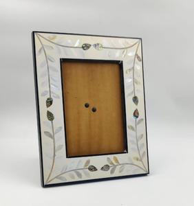 Cadre photo en MDF de luxe à incrustation de nacre géométrique, très demandé, épaisseur 13 mm, qualité export Inde - Product Image 2