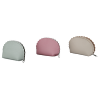 Porte-monnaie miniature portable en cuir PU avec fermeture à glissière, joli porte-monnaie pour filles et unisexe, mini sac à monnaie