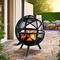 Poêle à gaz sans fumée pour camping en plein air pour un chauffage et un chauffage au bois efficaces pour la cour et la maison