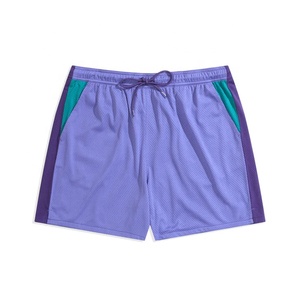 Shorts de sport en mesh pour hommes, respirants, pour la gym et l'entraînement, avec cordon de serrage à la taille, séchage rapide, fabriqués en usine - Product Image 1