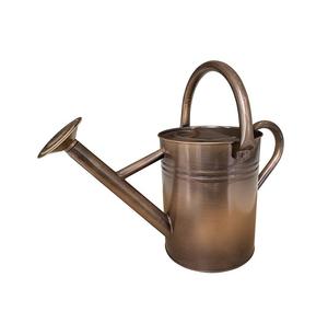 Arrosoir de jardin en métal galvanisé de la plus haute qualité enduit de poudre blanche avec poignée brune pour une utilisation dans le jardin - Product Image 6