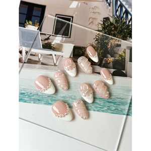 Faux ongles à presser French Pearl Kiss - Product Image 1