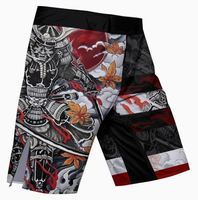 Shorts MMA unisexes VENUME respirants et à séchage rapide pour l'entraînement de boxe, imprimés numériquement, en Spandex/Polyester