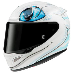 Casco de Motocicleta Integral HJC RPHA 12 Modern Classic, Certificado por el DOT, con Doble Visera y Diseño Predator - Product Image 1