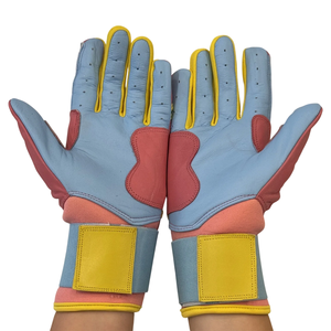 Gants de frappeur pour vêtements de sport de plein air Protection confortable des mains Gants de frappeur de baseball en cuir - Product Image 4