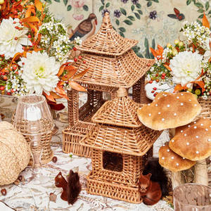 Faroles de Ratán Ecológicos para Decoración de Pagodas - Product Image 2