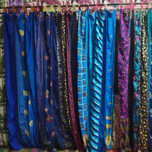 Cortinas transparentes con filtrado de luz azul con tratamientos de ventana de patrón único para dormitorio, sala de estar, comedor, dormitorio de Hotel - Product Image 1