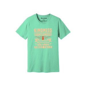 เสื้อยืดลำลองผ้าฝ้าย100% พิมพ์ลายมีธีม3D ความกรุณามี12สีให้เลือก160-180การออกแบบที่ปรับแต่งได้ตามต้องการ - Product Image 4