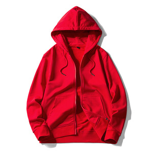 Cárdigan de alta calidad Estilo pareja Jogger Diseñador Algodón con cremallera completa personalizada Sudadera con capucha - Product Image 4