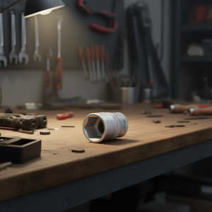 Hazet 1/2'' 6-Point Square <b>Socket</b> with Traction Profile and Knurling - Product Image 3