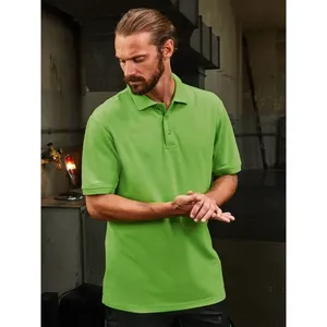 Polo de travail bio pour homme, vêtements promotionnels durables - Product Image 1
