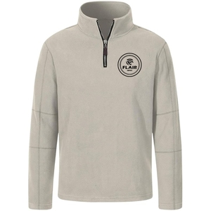 Chaqueta Polar Técnica de Invierno para Hombre con Logotipo Personalizado del Fabricante, Chaqueta Casual con Media Cremallera, Cortavientos, Impermeable, Bordada - Product Image 4