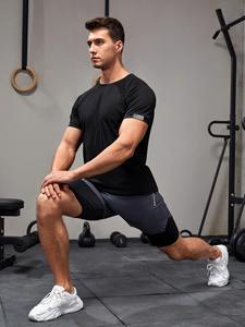 Camiseta Deportiva de Algodón 100% para Hombre, Mangas Cortas, para Entrenamiento Físico, Gimnasio, Alta Calidad, Venta al por Mayor - Product Image 5