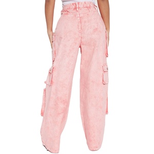 Pantalones Cargo Ligeros para Hombre, Elegantes y Cómodos, MOQ Bajo, Ropa Deportiva Casual con Bolsillos y Diseño Acampanado 2026 - Product Image 4