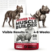 Friandises à mâcher molles pour chiens à marque privée, soutien musculaire, gain de poids hypercalorique pour Pitbull K9, supplément de performance canine, masse musculaire
