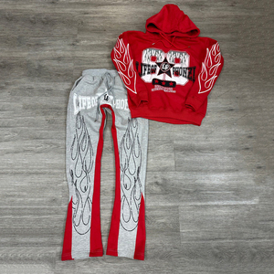 Venta al por mayor de ropa deportiva informal con impresión personalizada de gran tamaño Puff diseño Panel de pantalones ecológicos de talla grande de invierno - Product Image 4