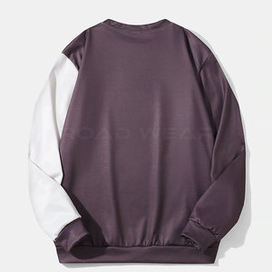 Sudaderas de talla grande para hombre con logotipo impreso personalizado 100% algodón patrón sólido cuello redondo invierno al por mayor de fabricante pakistaní - Product Image 2