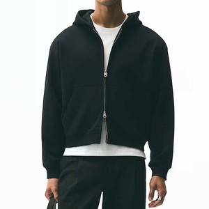 Sweat à capuche double couche en molleton 100% coton MOVATEXTILE Basics pour homme, coupe ample, col à capuche, sweat à capuche lourd - Product Image 2