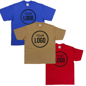 T-shirt à manches courtes en coton épais pro Club pour homme T-shirt avec logo personnalisé pour homme avec option d'impression de logo personnalisée - Product Image 5