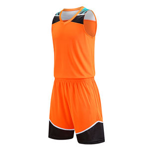 Ensemble de maillots de basket-ball à séchage rapide personnalisés Short de sport grande taille avec impression de logo personnalisé pour personnalisation vierge - Product Image 2