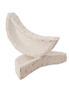 ชามแป้งทรงดวงจันทร์ทำจากไม้ชามออกแบบสำหรับทำเทียน - Product Image 5