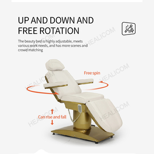 Hete Verkoop Moderne Schoonheidssalon Meubels Elektrisch Verstelbare 4 Motoren Behandeling Massagebed - Product Image 3