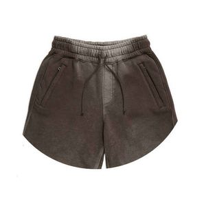 Tendance Hommes Acid Wash Shorts en 100% Coton Polaire Garçons Vêtements Décontractés Shorts pour Summer Outwear Shorts pour Hommes - Product Image 2