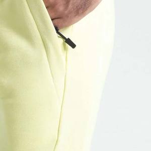 Pantalon pour homme respirant en toile légère de couleur unie, coupe régulière, poche décontractée de style rue haute - Product Image 6